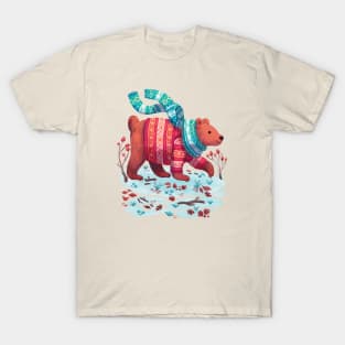 Bear Winter Walk T-Shirt